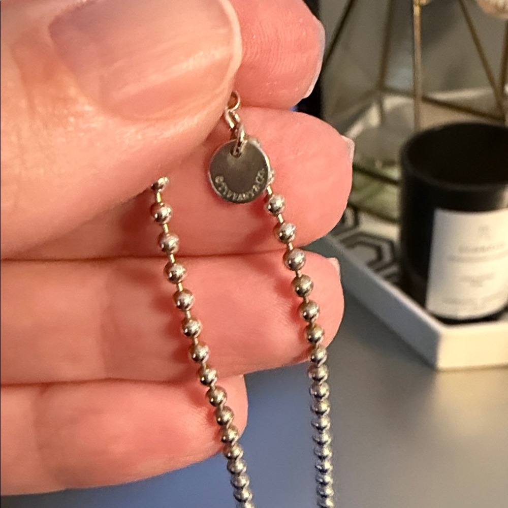 Tiffany & Co. Silver Bead Necklace